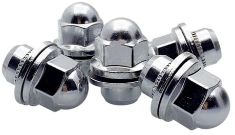 écrou jante Pour Mitsubishi Pour Outlander Pour Pajero | Pour Sport II L200 M12*1.5 Vehicule Volant Roue Ecrous MR455707(5PCS Nuts)