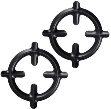 GALPADA Supports à Casseroles Pour Cafetière à Gaz 2 Pièces En Fer Robuste Maniques Pratiques Usage Maison, Restaurant Et Pique-niques