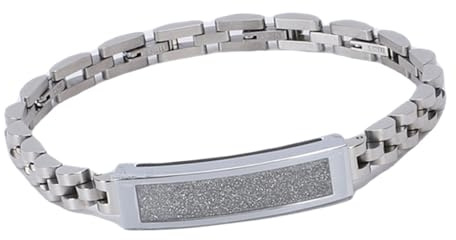 YUEHISY Pulsera Inteligente Magnética, Correa de Reloj de Metal con Recordatorio de Llamadas Bluetooth y Control Remoto de Cámara, Rastreador de Actividad Física Ultrafino de 5,6 Mm para (Silver)