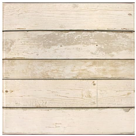 Commomy Pannello da parete 3D in finto legno, con pellicola adesiva e autoadesiva, 10 pezzi, 30 x 30 cm, in PVC, ultraleggero, per camera da letto, bagno, cucina, paraschizzi, decorazione per interni