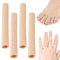 Lot de 4 Protection Orteils en Silicone Découpable,Tube de Coussin D'orteil,Protège Orteils,Bandage de Tube de Protection des Doigts en Gel Doux pour Cors,Ampoules,Callosités,Orteils et Doigts (4PCS)