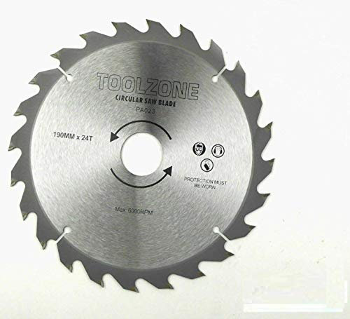 Unibos 190mm TCT Circular Saw Blades X 3pc 20 24 & 40 Teeth 16mm Hole Centre