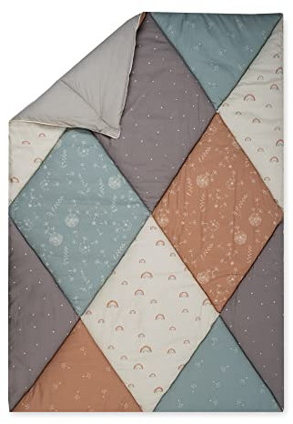 Julius Zöllner Krabbeldecke Organic | Gr. 95x135 cm | Made in Germany | 100% Bio-Baumwolle | OEKO-TEX® STANDARD 100 | Patchwork