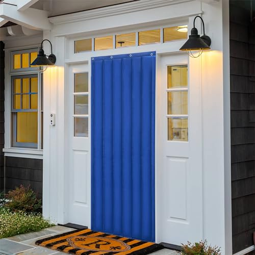 Tenda termica per porte,Tende Insonorizzate Tenda per Porta Isolante Termica, pannello di protezione,tenda oscurante,impermeabile,antivento,isolante acustico,per Ambienti Climatizzati,Riscaldamento (