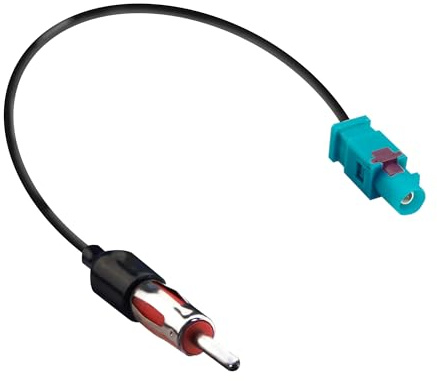 Xahpower Autoradio Antennenadapter Fakra Z Stecker auf DIN Stecker für BMW Volkswagen Audi Mercedes Ford Jaguar Autoradio Antennen Adapter Kabel 33 cm
