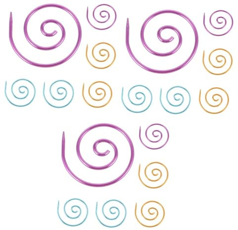 STOBOK 18pcs Knitting Needles Embroidery Needles for Hand Sewing Crochet Blanket Sewing Supplies DIY Tools