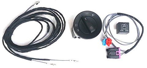 Lichtschalter + Kabelbaum Nachrüstung NSW Nebelscheinwerfer | kompatibel mit Golf 4 IV Nebelscheinwerfer Nebelleuchte inc Relais by HZ-DESIGN