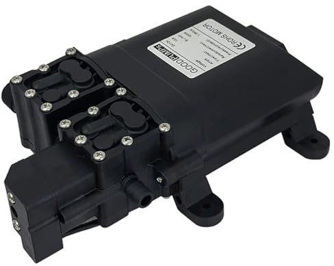 High Pressure Diaphragm Water Pump DC12V 8L/Min 120W High Pressure Self-Priming Diaphragm Water Pump with Automatic(5PCS)