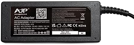 65W AJP Brand AC Adapter Compatible with FUJITSU Siemens Lifebook A555 Laptop Power Charger PSU With Pin Size 5.5mm x 2.5mm Free Power Cord And 1 Year Warranty UK Seller