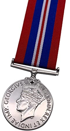 Hornbeam Militaria Replica 1939/45 War Medal, WW2, Copy