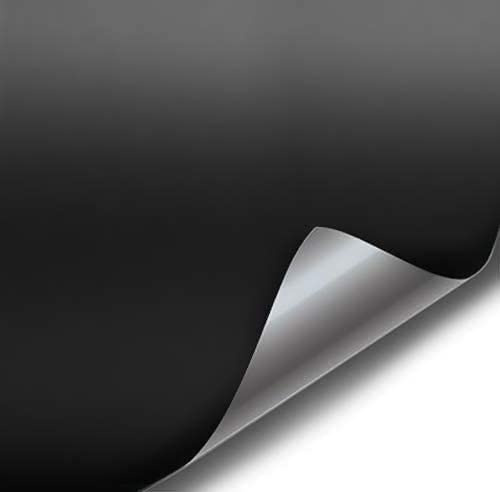 VViViD® Satin Flat Matte Stealth Jet Black Vinyl Wrap Roll with Air Release Technology (7ft x 5ft)