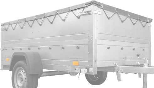 UNITRAILER GRAUE Plane FÜR Garden Trailer 230 Kipp 235,5x130,9CM