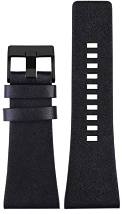 SAXTZDS Uhrenarmband aus echtem Leder 22mm 24mm 26mm 28mm 30mm 32mm 34mm Herrenuhr Zubehör Uhrenarmband, 34mm