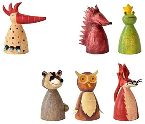 ETC lustige Zaunhocker als Metallfigur Bauerhoftiere Metall bemalt Verschiedene Motive Preis für 6-er Set