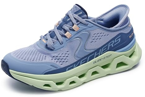 Skechers Sneakers Mujer Glide- Step Atlus Celeste