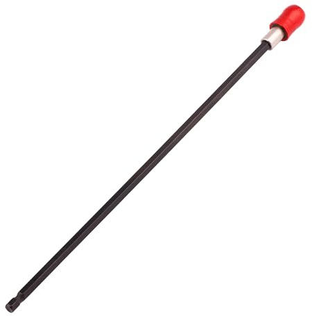 MIVOS Bithalter Magnetisch aus Werkzeugstahl - Bit - 1/4 Zoll Bit - 300 mm lang - Verlängerung Magnetisch - Verbindungsglied Für Schraubendreher - starre Verlängerung