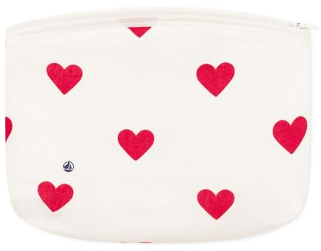 Petit Bateau A0BUV Trousse Loving Blanc/Rouge Mixte Bébé Taille Unique