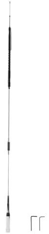 Bingfu Mobile Ham Radio Antenna Quad Band 29/50/144/430MHz con connettore maschio PL259, compatibile con radio mobile bidirezionale per comunicazioni a lungo raggio