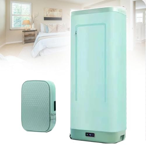 Sèche-Linge électrique Portable avec Appareil Mobile - Sèche-Linge Automatique Pliable pour la Maison, minuterie Intelligente de 180 Minutes, Charge de 10 kg - Parfait pour sécher Les vêteme