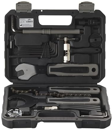 Crivit Fahrradwerkzeugkoffer 20teilig Reparaturset Wartung Werkzeugkoffer