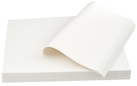 Clearly Jumbo Silicone Sheets, 480 Pack, 18x30 Heat Resistant Greaseproof Parchment Paper for Food, Arts and Crafts, Businesses, Print Shops, Crafts, Textiles and More