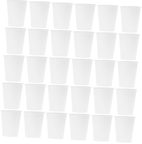 COLLBATH 100 Piezas Unidades de Papel Desechables para Bebidas Calientes y Frías Resistentes Ecológicos para Café Cerveza Uso Comercial y Doméstico