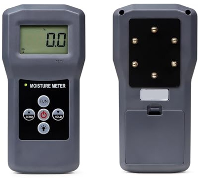 Igrometro, Misuratore portatile pneumatico for test di umidità del pavimento e del terreno, rilevatore di umidità dello 0-70% for pareti in cemento