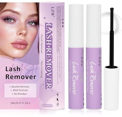LZM Bond and Seal Lash Glue Long-Lasting 72h Waterproof Eyelash Glue (12) | Strong Adhesive Eyelash Glue Bond And Seal, Easy To Use Cluster Lash Glue, 5ml + 5ml Eye Lash Glue Strong for Daiy Wear