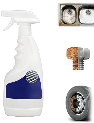 Heavy-duty Metal Rust Remover, 500ml Highly Concentrated Rust Remover, Steel Rust Remover, Rust Rust Spray, Anti-Rust Converter Spray for Various Metals Rust Inhibitors