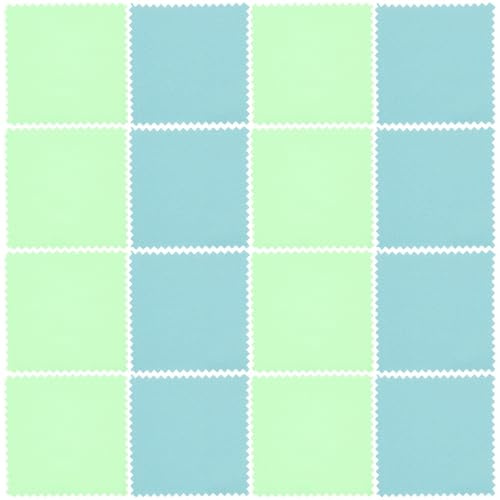 JOYOFREELY Lot de 50 Chiffons Blancs pour Polissage Argenté et Objets Précieux, Tissu Souple Qui Élimine Empreintes Digitales et Traces D'huile, pour Bijoux et Argenterie Couleur Aléatoire