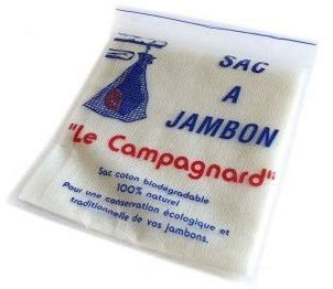 SEBBA - Sac a Jambon Le Campagnard 59x68cm - Sec Séchage Sécher Conservation