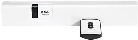 Funk Fensterantrieb für Klappfenster 400N Hub 130mm Stufenlos einstellbar Batteriebetrieben mit Fernbedienung… (weiß)