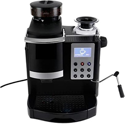 DieffematicKF Coffee Machines Coffee Machine 3 in 1 Semi Automatic Espresso Maker with Grinder and Milk Steamer for Making Latte Cappuccino