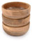 Mahasu Soup Bowl Wood Sauce Bowl Wooden Mini Round Bowl Serving Craft Bowls Kitchen Condiment Bowls (12.7cm x 12.7cm x 5.08cm) (Set of 3)