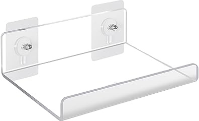 Acrylplatten, schwebende Regale, 20,1 cm, transparent, zur Wandmontage, für Bücherregale, Displayleisten, Regale, 4 mm, für Schlafzimmer, Wohnzimmer, Badezimmer, Küche, 20 x 15 cm