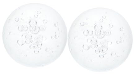 Happyyami 2stücke Kristall Kugel Wasserfontäne Dekorative Glaskugeln Für Tischbrunnen Und Aquarien Feng Shui Deko Blasenkugel Langlebig Und Vielseitig Einsetzbar