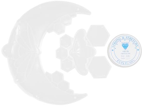 SHINEOFI Silikonform Mond Biene Hängender Anhänger Gießform Epoxidharz Diy Dekorative Form Für Harz Schmuck Basteln