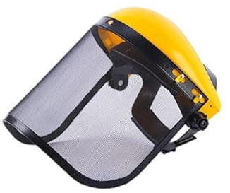 Gesichtsschutz zum Schleifen und Landschaftsbau, klare Visiere, stoßfest, Schutzhelm zum Schleifen und Schneiden
