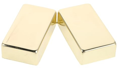 Alipis 2piezas Funda para Pastilla de Guitarra Eléctrica Carcasa Metálica Completa Protector de Pastillas Tapa de Humbucker Accesorio de Repuesto para Guitarra Eléctrica