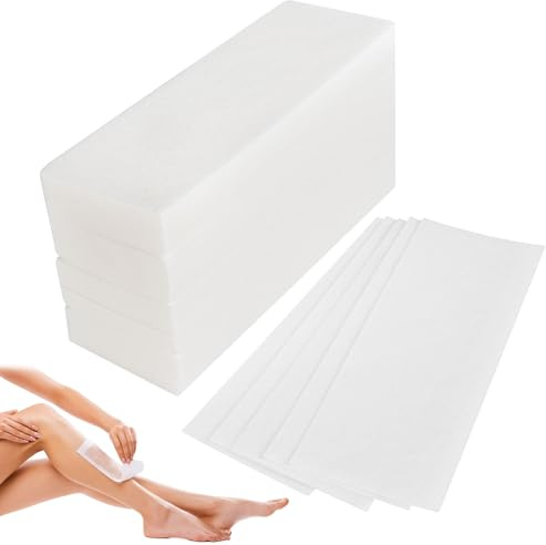 200 Pcs Non-Woven Wax Strips for Any Type of Depilation on Leg, Chest, Back, Intimate Area and Face Waxing Strips,Wax Paper Gentle & Effective