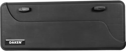 DAKEN Werkzeugkasten Blackit 82203 Staukasten 50,6L 750x300x355mm Unterflurbox für LKW Anhänger Transporter Staubox inkl 2 Schlösser 4 Schlüssel TÜV Rheinland Wasserfest Polypropylen Robust Profi