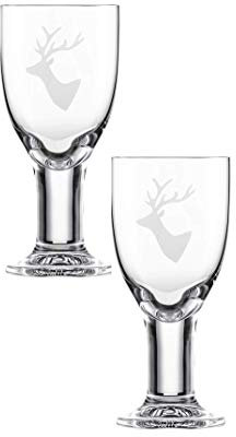 Steinnacher Eisch Rotweingläser 2er Set Weinglas Chalet Hirsch 340 ml