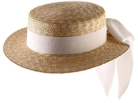 B Couture - Boater Kreissäge Strohhut Sophie - Size 56 cm - naturel7