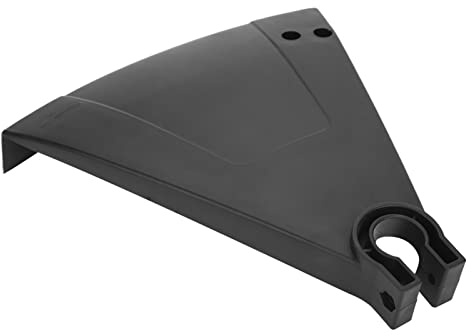 Protection en plastique pour tondeuse, housse de protection universelle contre les coupes avec bouclier de protection pour débroussailleuse noire 1 po 25 mm 25,4 mm pour la protection des fleurs et de