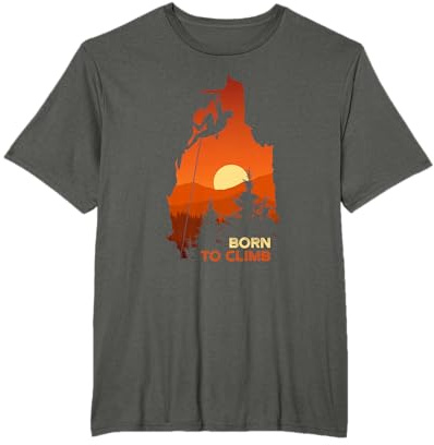 Born to Climb Bouldern Escalade Sport Escalade Libre Tyrol du Sud T-Shirt