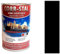 CORR-STAL Metallschutzlack, Rostschutzfarbe, Metallfarbe außen, Grundierung gegen Rost, Farbe für Metall, Rostschutzgrundierung Korrosionsschutz, Metallack, Aluminium-Zink. (1 Liter, Schwarz)