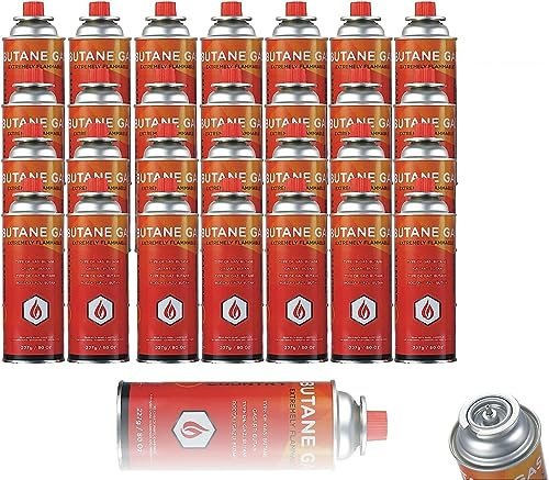Trendi® BUTANE GAS/BOTTLES CANISTER/CAMPING GAS/COOKER BBQ/GAS CANISTERS FOR/CAMPING STOVE (Set of 8)
