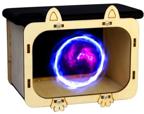 Birtern Proyector de Cine en casa, cartón de Madera para Cine en casa - Visuales, Holograma para teléfono Inteligente, proyector de Soportes de exhibición, proyector de Holograma de teléfono