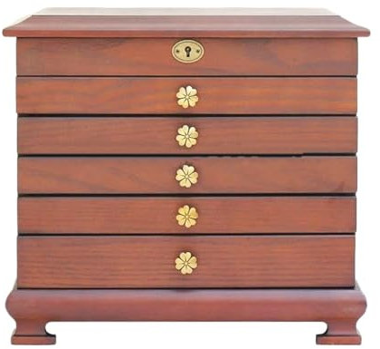 Ringbox aus Holz, Schmuck-Geschenkbox, Ohrringe, Ringe, Armbänder, Schmuckschatullen, Ringschatullen für Schmuck