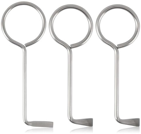 3 Stück Buntbartschlüssel Universal Dietrich Set Profi, Edelstahl Dietrich Schlüssel Bartschlüssel Lock Picking Tool Set Universalschlüssel für Zimmertüren Bunt Bart Schloss Öffner